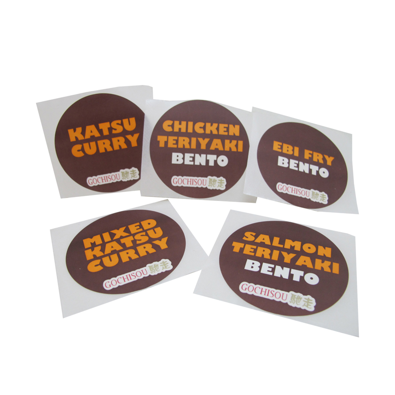 High Quality Customize Logo Printing Different Size Color Adhesive Sticker Round Wolesale Stickers