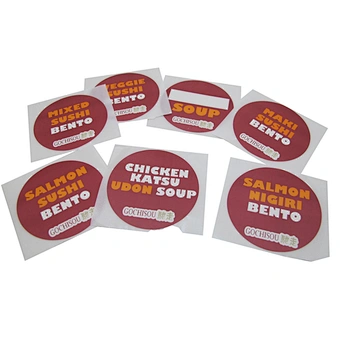 High Quality Customize Logo Printing Different Size Color Adhesive Sticker Round Wolesale Stickers